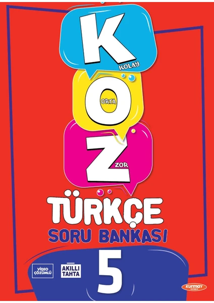 Kurmay Yayınları 5.Sınıf Koz Türkçe Soru Bankası