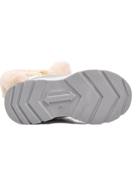 1555-P Beyaz Kız Çocuk Içi Polarlı Kar Botu indirimleri