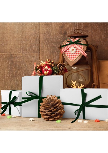 Roco Paper Yeniyıl Yılbaşı Yeşil Kadife Kurdele 2 cm 18 Metre modelleri