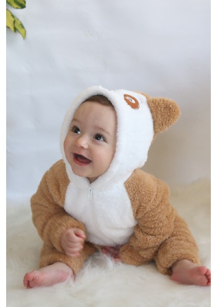 Welsoft Fermuarlı Panda Tulum