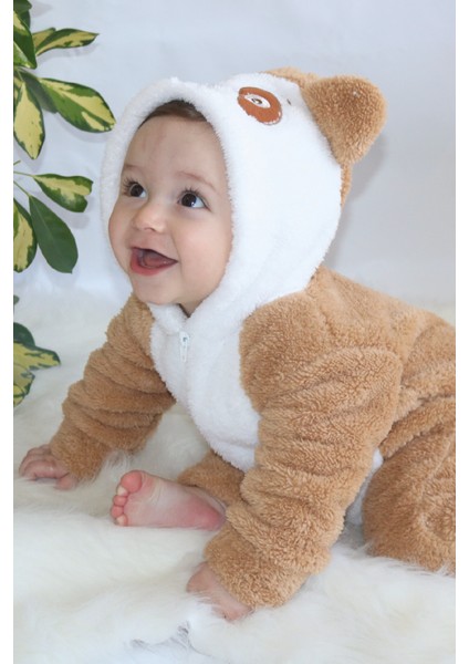 Welsoft Fermuarlı Panda Tulum