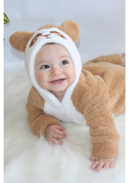 Welsoft Fermuarlı Panda Tulum