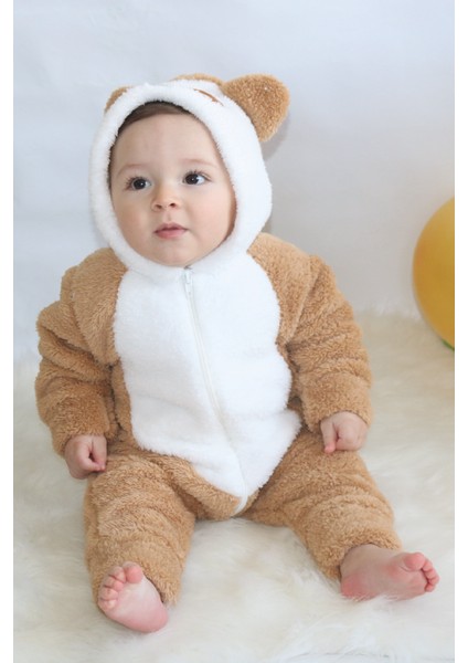 Welsoft Fermuarlı Panda Tulum