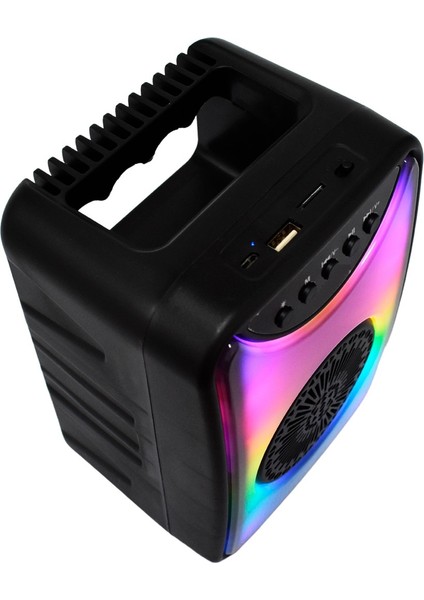 Alev Işıklı Müzik Ritimli Bluetooth Hoparlör Fm/usb/sd modelleri