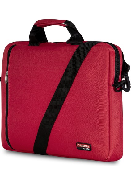 WTX202 Wtxpro Serisi 15.6 Inch Uyumlu Su Geçirmez Kumaş Macbook, Laptop , Notebook El Çantası- Kırmızı