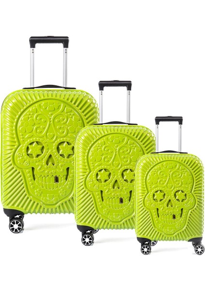 5186 Parlak Polıkarbon 3 Lü Valiz Seti fiyatları