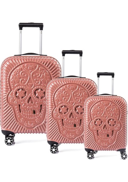 5186 Parlak Polıkarbon 3 Lü Valiz Seti fırsatları