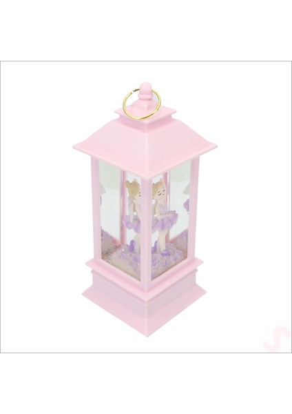 Uçuşan Simli,12,5cm x 5cm LED Işıklı Balerin Fener Küre - D fırsatları