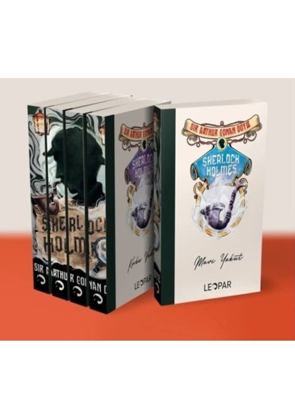 Baskerville Köpeği - Mavi Yakut - Korku Vadisi - Kızıl Soruşturma - Bir Kimlik Vaka 5 Kitap - Sherlock Holmes