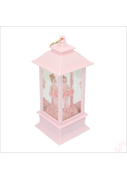 Uçuşan Simli,12,5cm x 5cm LED Işıklı Balerin Fener Küre - B fırsatları