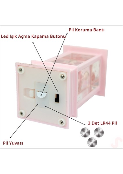 Uçuşan Simli,12,5cm x 5cm LED Işıklı Balerin Fener Küre - B indirimleri