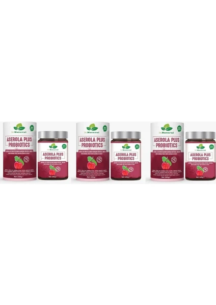 Dr. Natural Aserola Prebiyotik-Probiyotik Acerola Macun 240 Gr. Colon Temizleme Kürü ( 3 Adet )