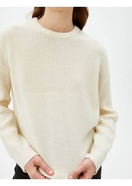 Geniş Yaka Kazak Yarım Fermuarlı Örgü indirimleri