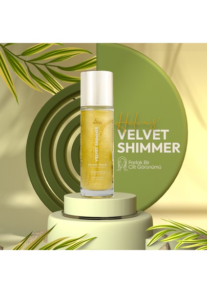 Helens' Velvet Shimmer Çok Amaçlı Parıltılı Kuru Yağ