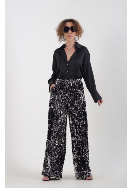 Siyah Basic Saten Gömlek indirimleri