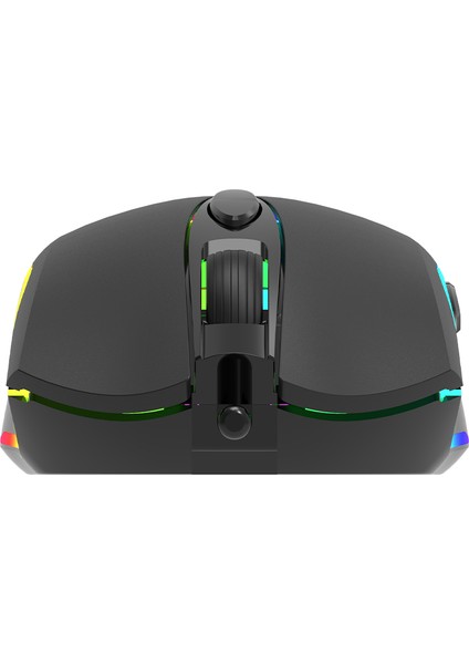 Lenovo Lecoo MS108 Kablolu RGB LED Aydınlatmalı 6400DPI 7 Tuşlu Gaming Mouse Siyah