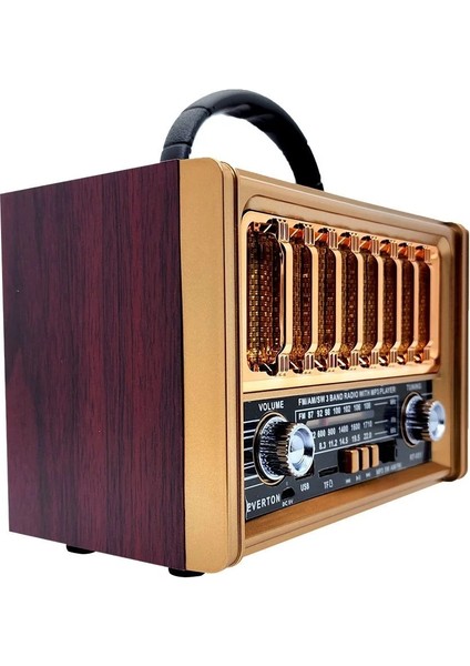 Ahşap Görünümlü Bluetooth Fm/usb/sd/ Tf Şarjlı Nostalji Radyo fiyatları