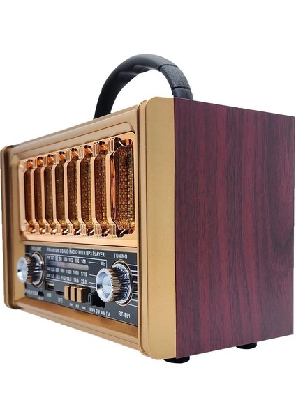 Ahşap Görünümlü Bluetooth Fm/usb/sd/ Tf Şarjlı Nostalji Radyo modelleri