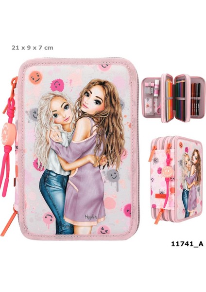 Topmodel Triple Pencil Case Happy Together