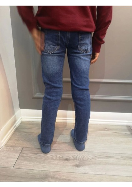 Daniel Milano Booss Erkek Çocuk Denim Kot Pantolon Açık Mavi 2819