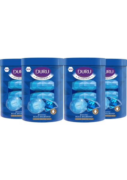 Diamonds Serisi Mystic Blue Diamond 16 Adet Güzellik Sabunu 4 x 360 gr