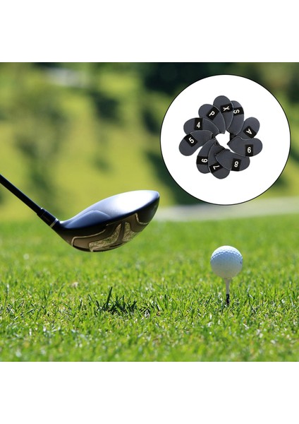 10'lu Paket Golf Başlığı Gri Numaralı Kapakları (Yurt Dışından) modelleri