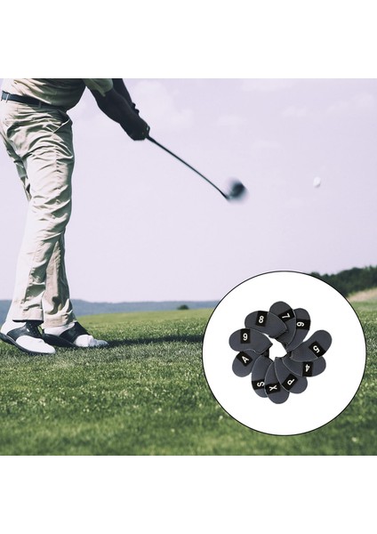 10'lu Paket Golf Başlığı Gri Numaralı Kapakları (Yurt Dışından) indirimleri