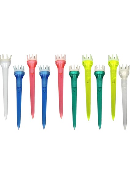 10 Golf Topluğu Pin Pe Golf Tees Üst 78MM (Yurt Dışından) fiyatları