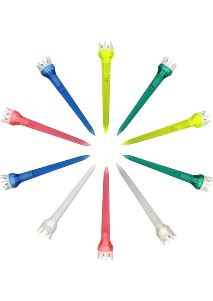 10 Golf Topluğu Pin Pe Golf Tees Üst 78MM (Yurt Dışından) fırsatları