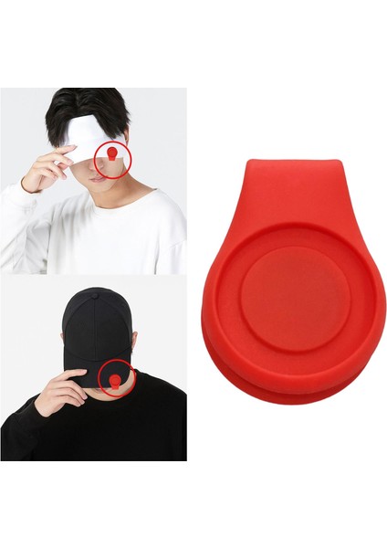 Ş Klipsli Golf Işaretleyici Dayanıklı Ş Tasarımı Yuvarlak Çıkarılabilir Golf Kırmızı (Yurt Dışından) indirimleri