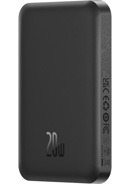 Mgsafe Mini 20W 5.000 Mah Kablosuz Şarjlı Powerbank Siyah