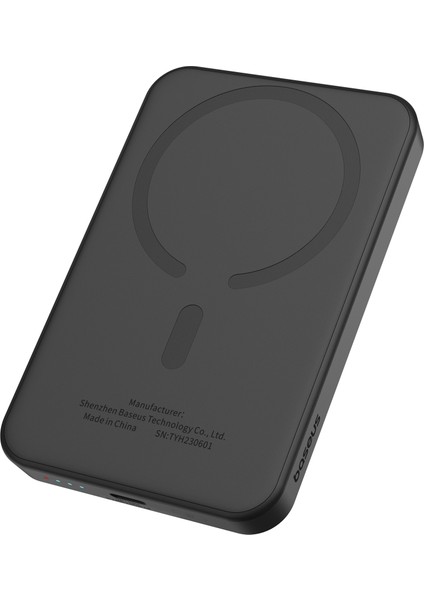 Mgsafe Mini 20W 5.000 Mah Kablosuz Şarjlı Powerbank Siyah