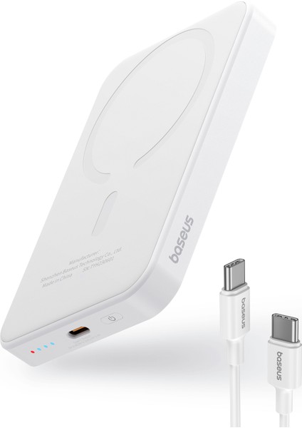 Mgsafe Mini 20W 5.000 Mah Kablosuz Şarjlı Powerbank Beyaz modelleri
