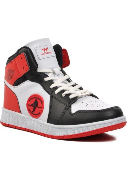 Sloga Hı Siyah-Beyaz-Kırmızı Erkek Hi Sneaker modelleri