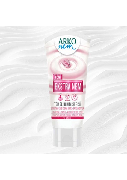 Nem 60 Ml Temel Bakım Kremi Extra Nem Özelliği ile Normal Ciltler için Nemlendirici