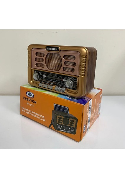 Ahşap Görünümlü USB Bt Radyo Nostajık Solar Panelli Müzik Çalar fiyatları