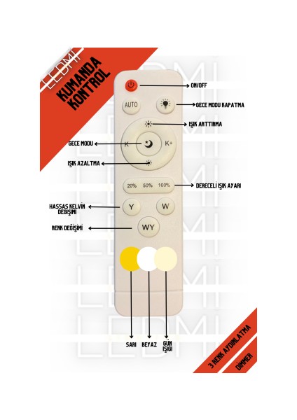 Ledmi Lighting Yüksek Aydınlatmalı Dikdörtgen Siyah Tavan LED Avize,3 Renk Aydınlatma,kumandalı Avize,salon Avizesi,spor Avize, Modern Avize