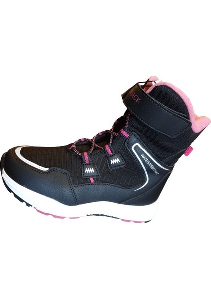 Koke Siyah Pembe Water Resistant Kız Çocuk Ayakkabı