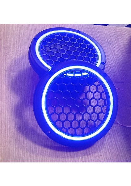 16CM Neon Işıklı Midrange ve Hoparlör Kapağı 1takım (2ADET)