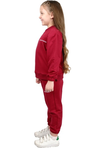 Mevsimlik Nakış Detaylı Unisex Eşofman Takımı fırsatları
