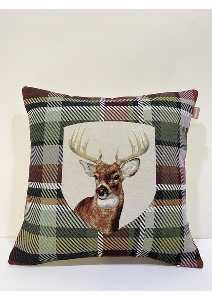 Belıeve Deer Goblen Kırlent 45 x 45 cm