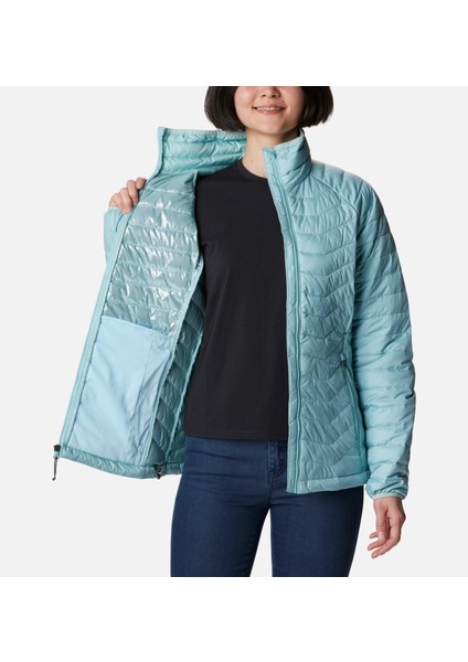 WK1498-321 Powder Lite Yeşil Kadın Spor Outdoor Mont fırsatları