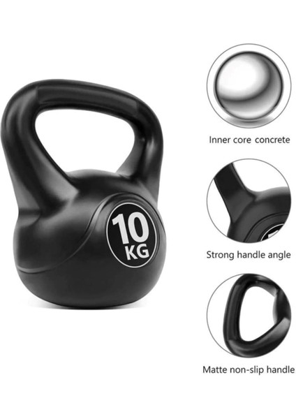 Ckspor 10 kg Kettlebell Çaydanlık Tipi Dambıl Ağırlık CKS204