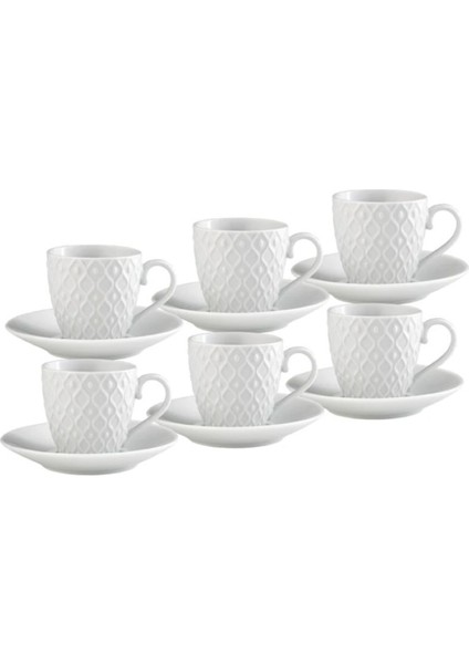 Yeniköy 6 Kişilik Kahve Fincan Takımı 90 ml