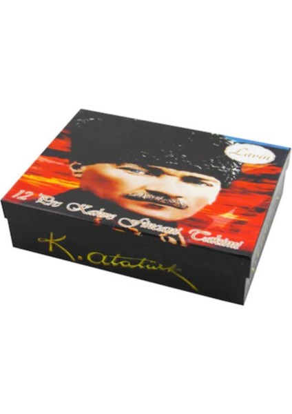 Atatürk Imzalı 6'lı Porselen Fincan Takımı modelleri