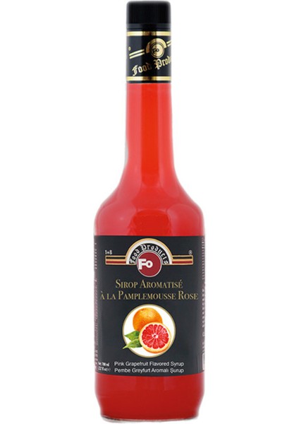 Pembe Greyfurt Aromalı Kokteyl Şurubu 700 ml