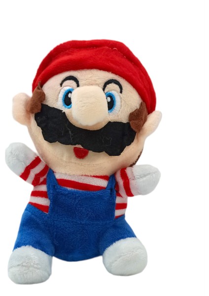 PopŞeker Süper Mario Oyuncakları Peluş Süper Mario ve Luigi Karakterleri 2 Karakter Bir Arada 20CM.