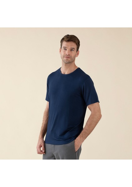 Insenco Erkek T-Shirt Marin Mavi modelleri