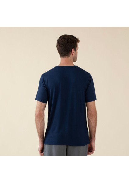 Insenco Erkek T-Shirt Marin Mavi fırsatları