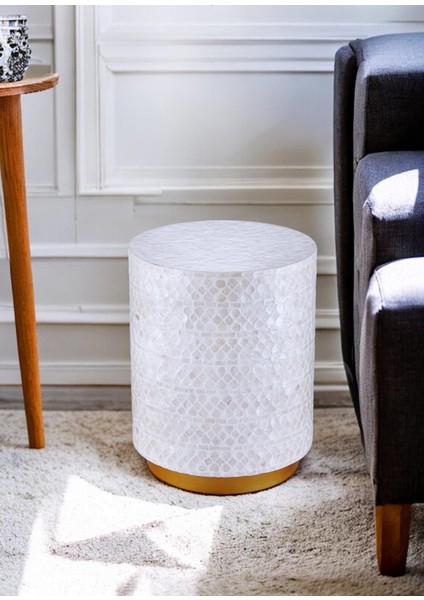 Sedef Tabure & Yan Sehpa 35X45 cm modelleri